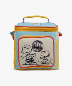Snoopy Disco Party Square Lunch Cooler Bag