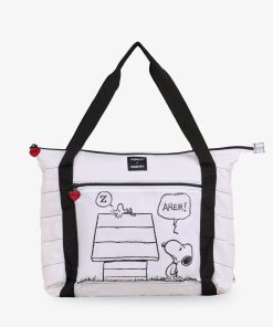 Snoopy Packable Puffer 20-Can Cooler Bag